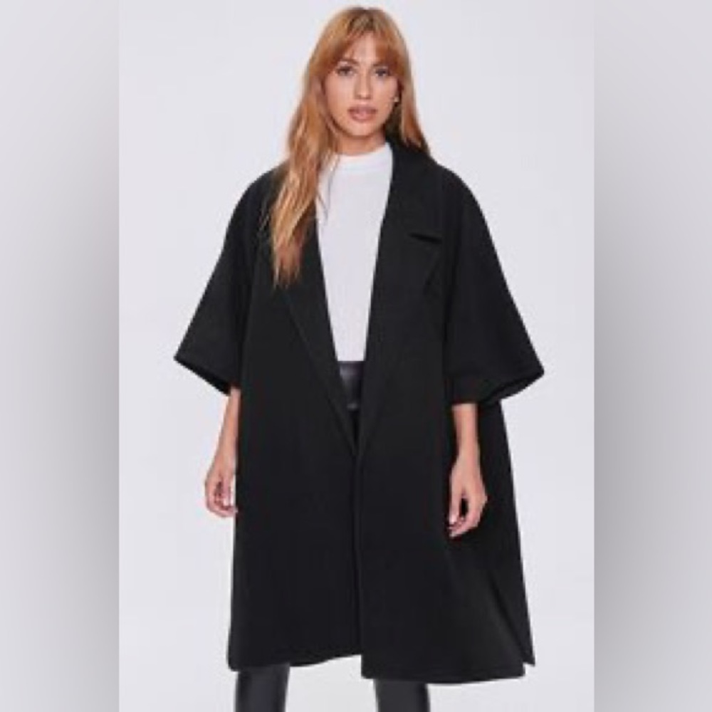 Forever 21 cocoon coat